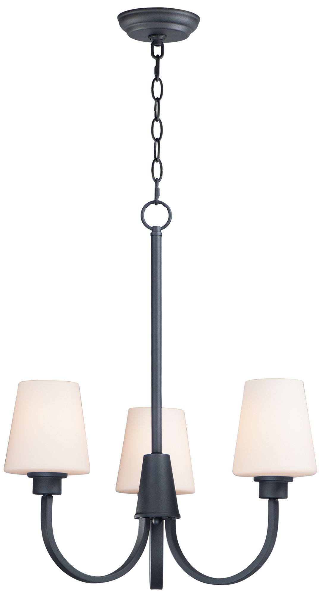 Image 2 Shelter 3-Light Chandelier - Black