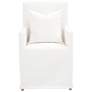 Shelter Slipcover Arm Chair, LiveSmart Peyton-Pearl, Natural Gray Birch