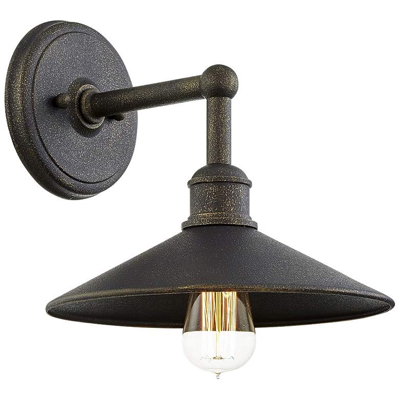 Image 1 Shelton 10 1/4 inch High Vintage Bronze Outdoor Wall Light