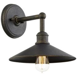 Shelton 10 1/4" High Vintage Bronze Outdoor Wall Light