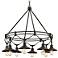 Shelton 29"H Vintage Bronze 8-Light Outdoor Hanging Light