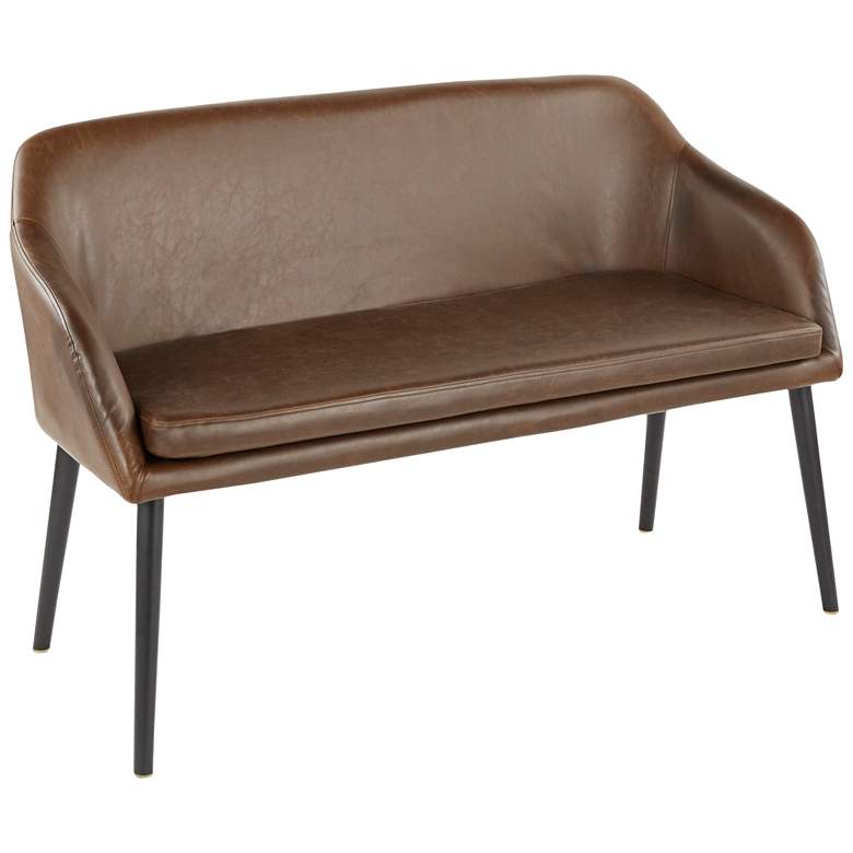 Image 1 Shelton 49 1/2" Wide Espresso 2-Seater Banquette Dining Bench