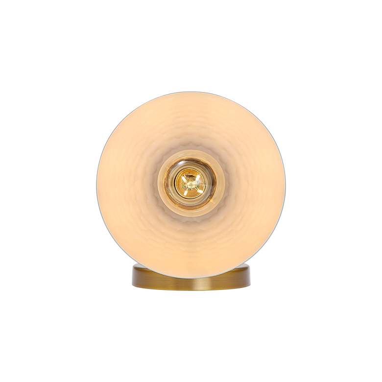 Image 7 Shepard 1-Light Wall Sconce in Modern Brass with Matte White more views