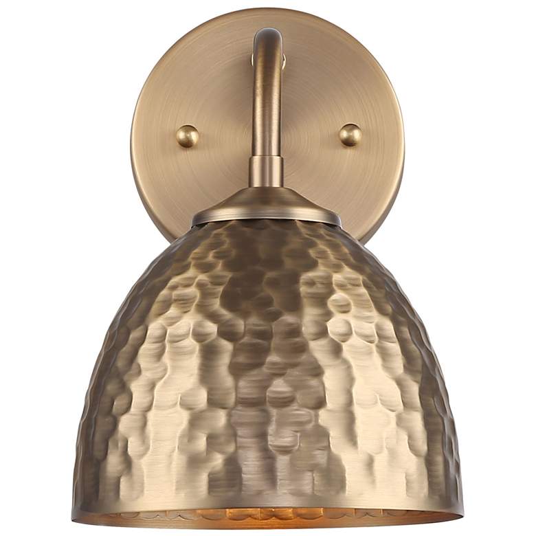Image 1 Shepard 1-Light Wall Sconce in Modern Brass with Modern Brass