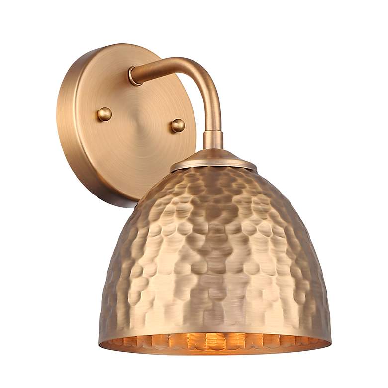 Image 3 Shepard 1-Light Wall Sconce in Modern Brass with Modern Brass more views