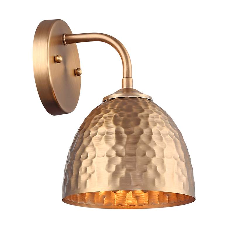 Image 4 Shepard 1-Light Wall Sconce in Modern Brass with Modern Brass more views
