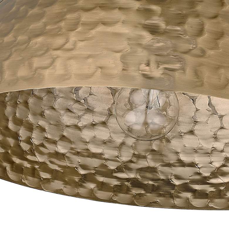 Image 6 Shepard 13 3/4" Wide Flush Mount in Modern Brass with Modern Brass more views