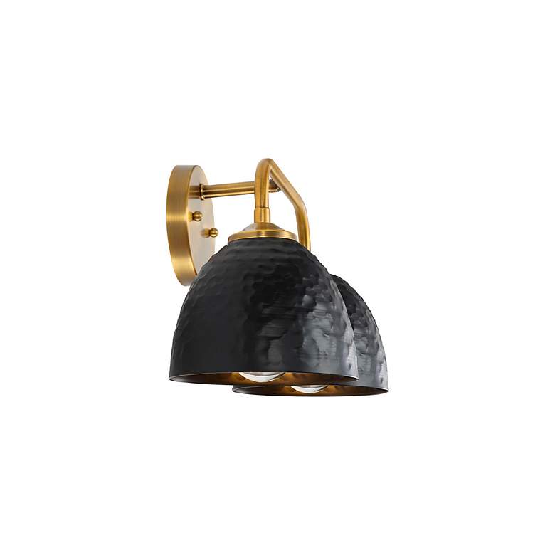 Image 6 Shepard 2-Light Bath Vanity in Modern Brass with Matte Black more views