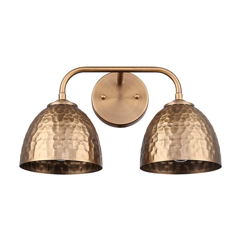 Image 2 Shepard 2-Light Bath Vanity in Modern Brass with Modern Brass more views