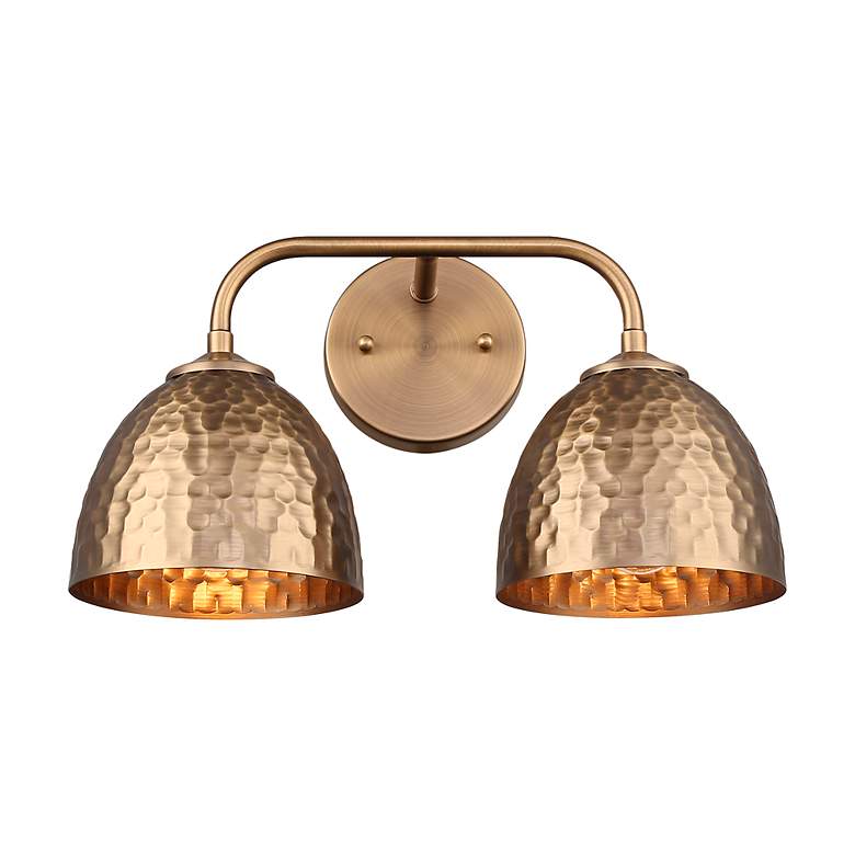 Image 3 Shepard 2-Light Bath Vanity in Modern Brass with Modern Brass more views