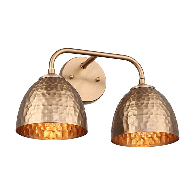 Image 4 Shepard 2-Light Bath Vanity in Modern Brass with Modern Brass more views