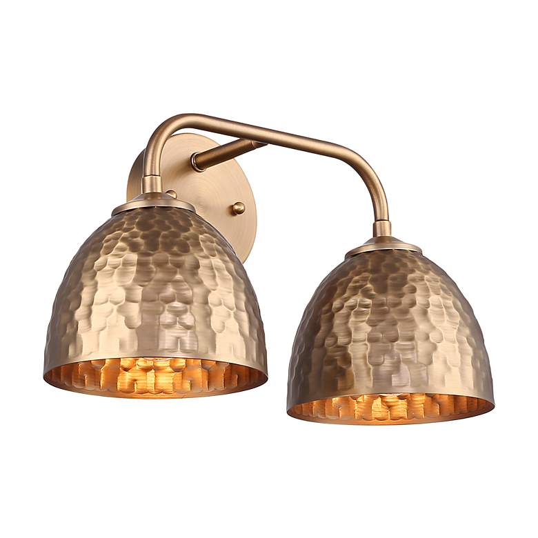 Image 5 Shepard 2-Light Bath Vanity in Modern Brass with Modern Brass more views