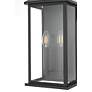 5_Shepard 20 1/2" High Black 2-Light Outdoor Wall Light more views