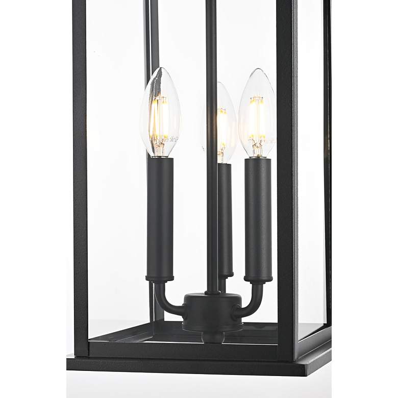 Image 6 Shepard 20 1/2" High Black 3-Light Outdoor Wall Light more views