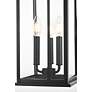 6_Shepard 20 1/2" High Black 3-Light Outdoor Wall Light more views