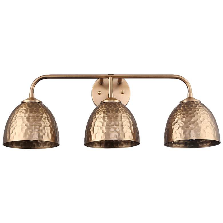 Image 1 Shepard 3-Light Bath Vanity in Modern Brass with Modern Brass
