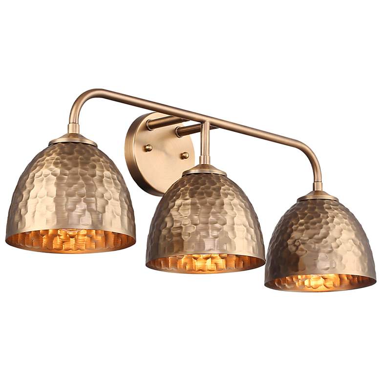 Image 5 Shepard 3-Light Bath Vanity in Modern Brass with Modern Brass more views