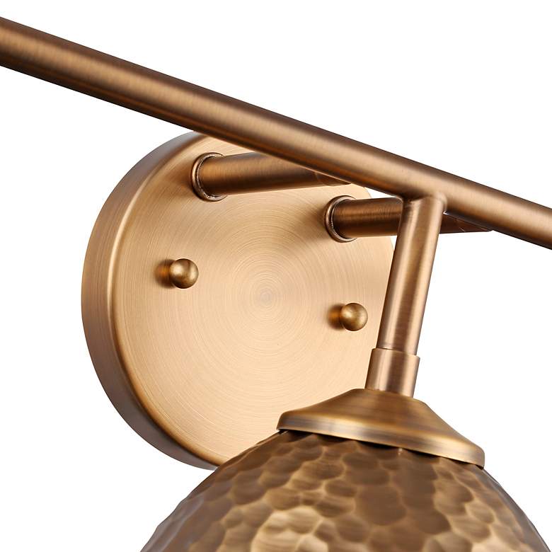 Image 6 Shepard 3-Light Bath Vanity in Modern Brass with Modern Brass more views
