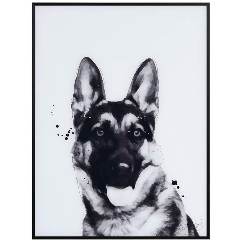 Image 2 Shepherd 24"x18" Rectangular Printed Glass Framed Wall Art