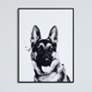 1_Shepherd 24"x18" Rectangular Printed Glass Framed Wall Art