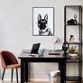 3_Shepherd 24"x18" Rectangular Printed Glass Framed Wall Art more views