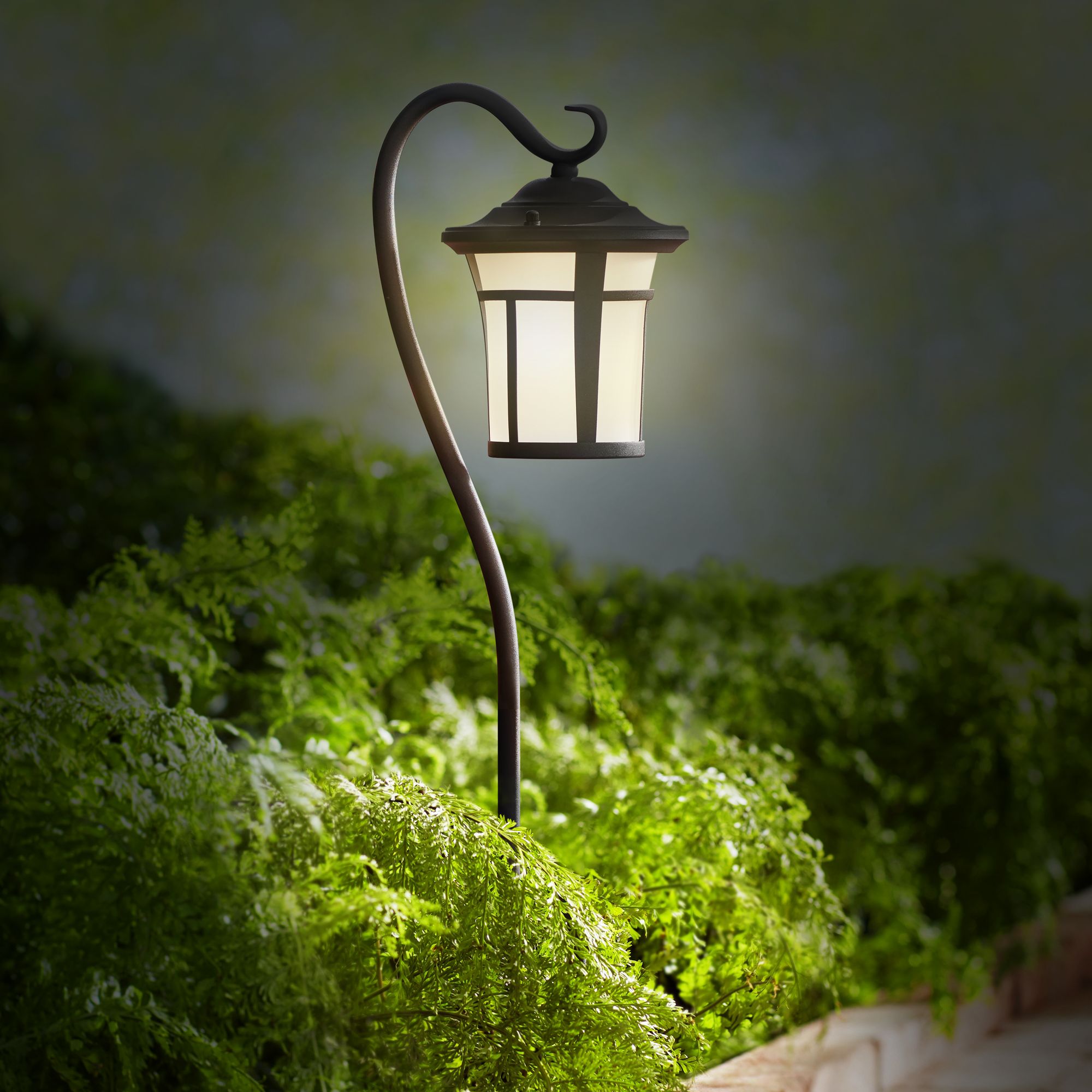 shepherd hook landscape path light