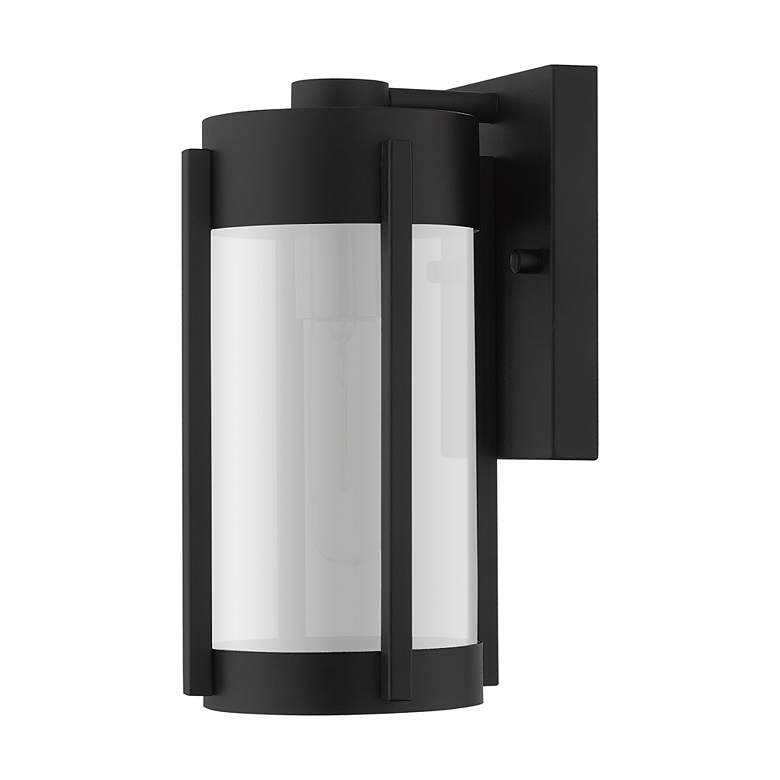 Image 4 Sheridan 1 Light Black Outdoor Wall Lantern more views