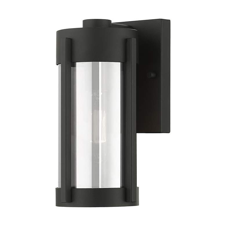 Image 6 Sheridan 1 Light Black Outdoor Wall Lantern more views