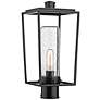 1_Sheridan 17 1/2" High Black Outdoor Lantern Post Light