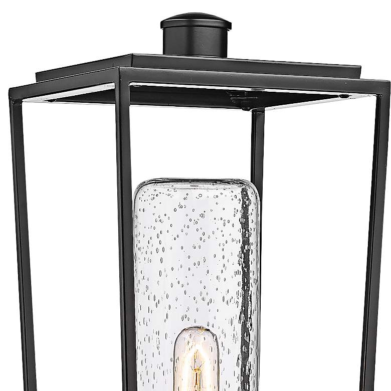 Image 2 Sheridan 17 1/2" High Black Outdoor Lantern Post Light more views