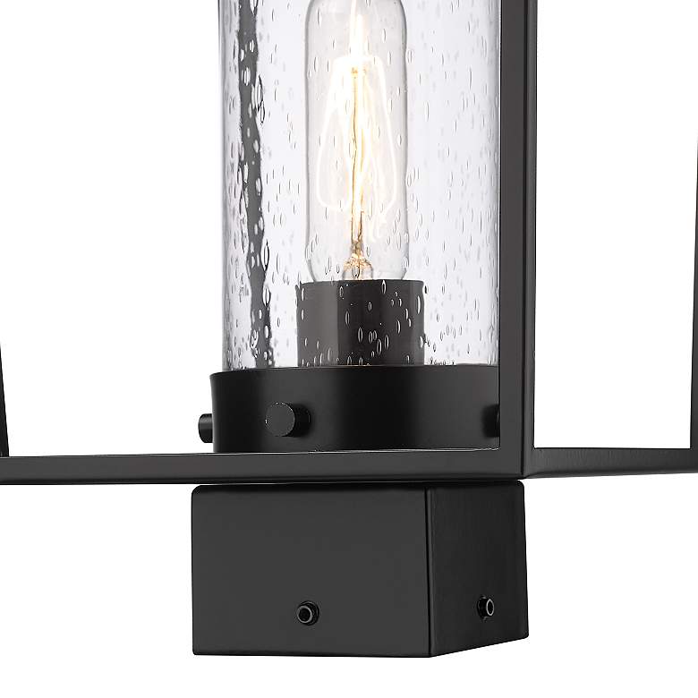 Image 3 Sheridan 17 1/4" High Black Outdoor Lantern Post Light more views