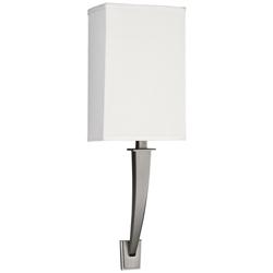 Sheridan 18 1/2&quot; High Satin Nickel 1-Arm LED Wall Sconce