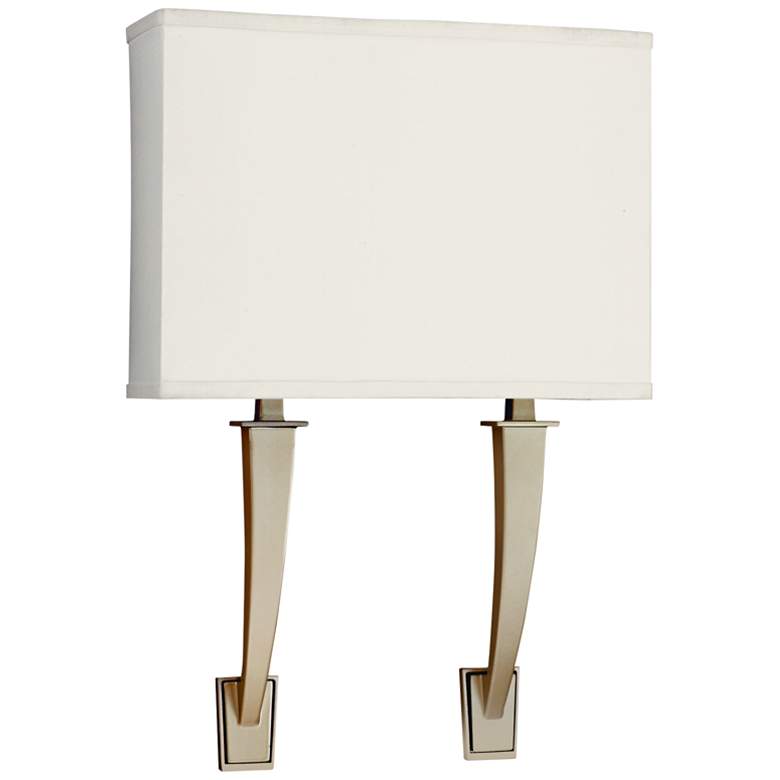 Image 1 Sheridan 18" High Champagne 2-Arm LED Wall Sconce