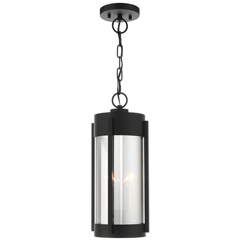 Image 1 Sheridan 2 Light Black Outdoor Pendant Lantern