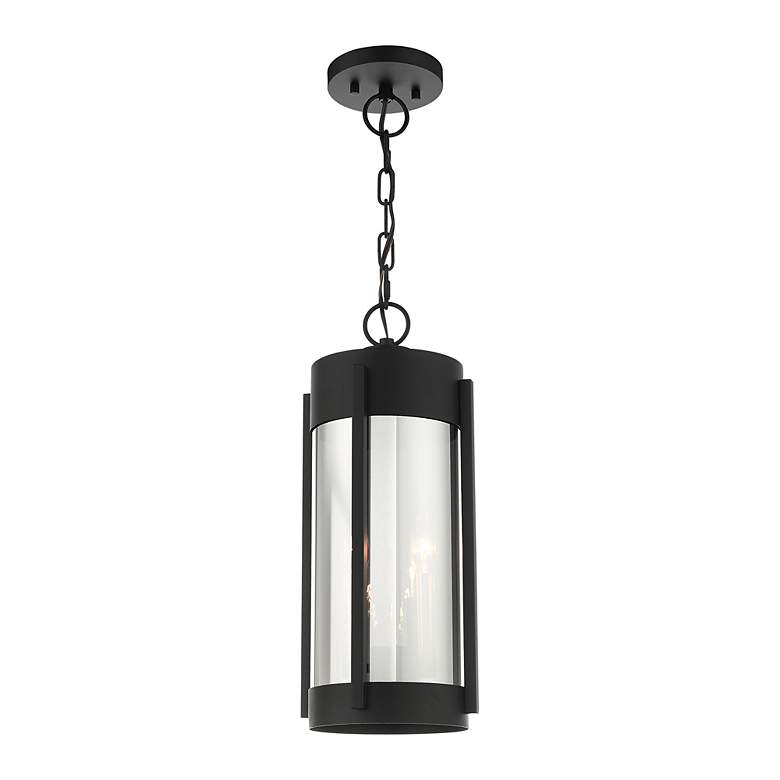 Image 5 Sheridan 2 Light Black Outdoor Pendant Lantern more views