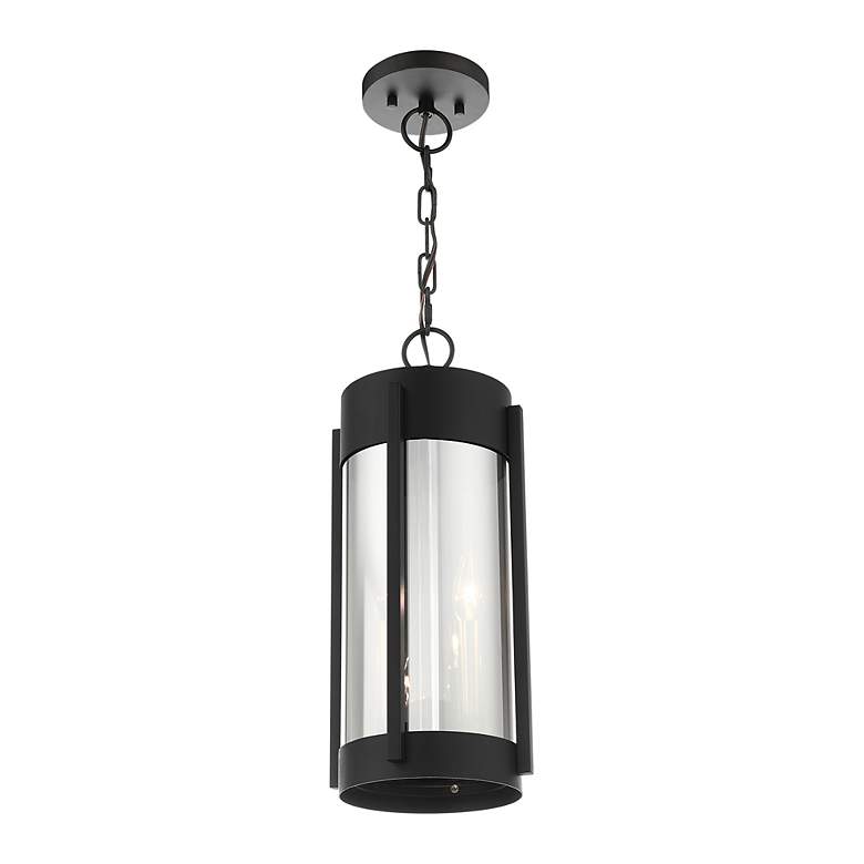 Image 6 Sheridan 2 Light Black Outdoor Pendant Lantern more views