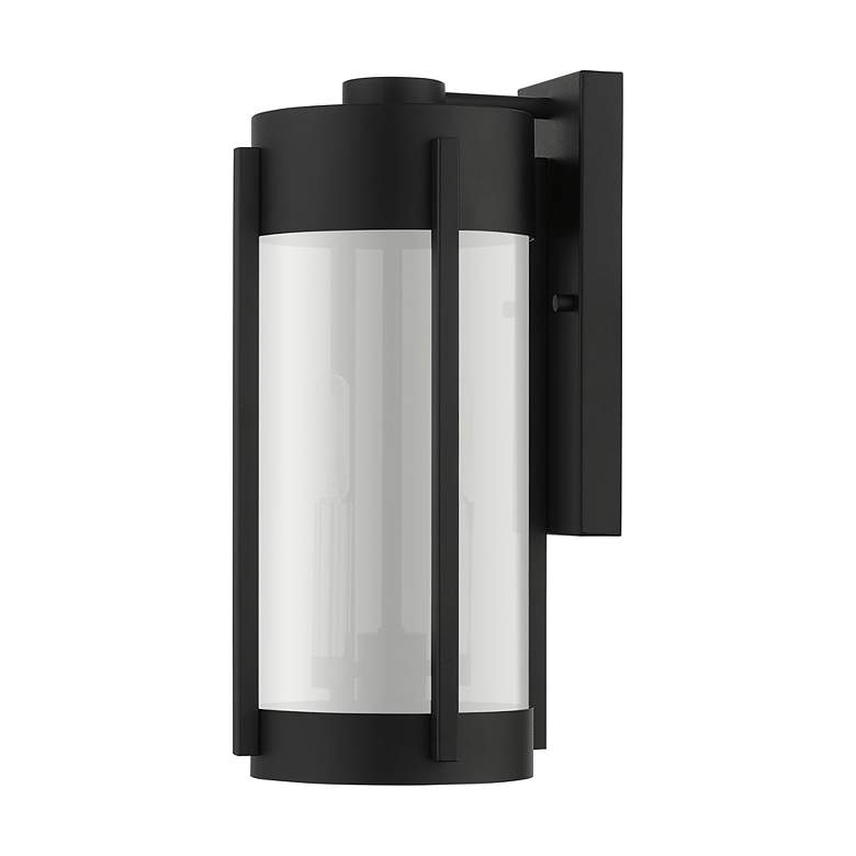 Image 4 Sheridan 2 Light Black Outdoor Wall Lantern more views