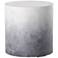 Sheridan 20" Wide Indigo Ombre Drum Outdoor End Table