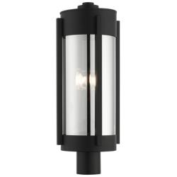 Sheridan 3 Light Black Outdoor Post Top Lantern