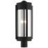Sheridan 3 Light Black Outdoor Post Top Lantern