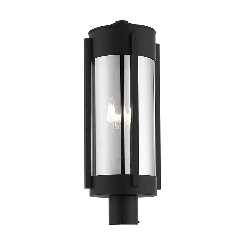 Image 5 Sheridan 3 Light Black Outdoor Post Top Lantern more views
