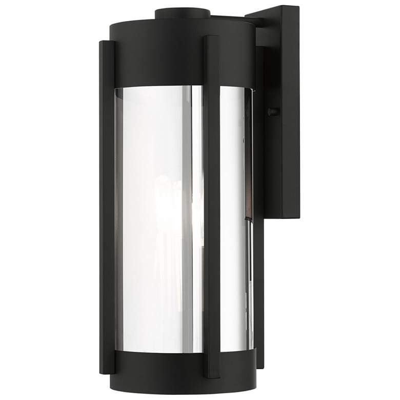 Image 1 Sheridan 3 Light Black Outdoor Wall Lantern