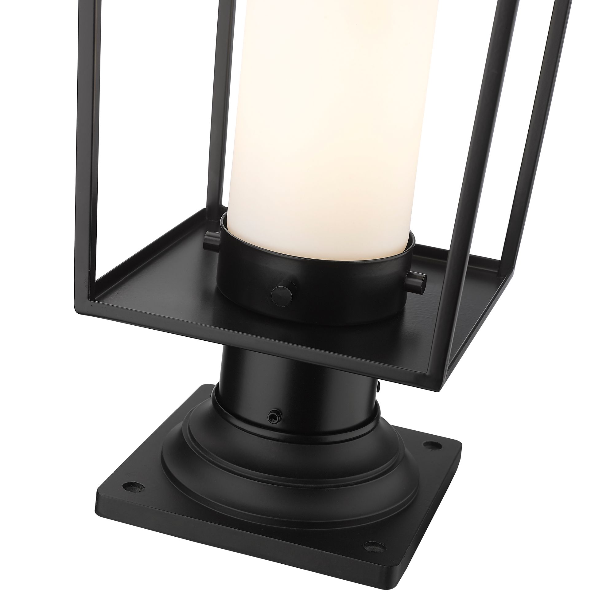 Image 7 Sheridan by Z-Lite Black 19.5 inch 1 Light Outdoor Pier Mounted Fixture more views