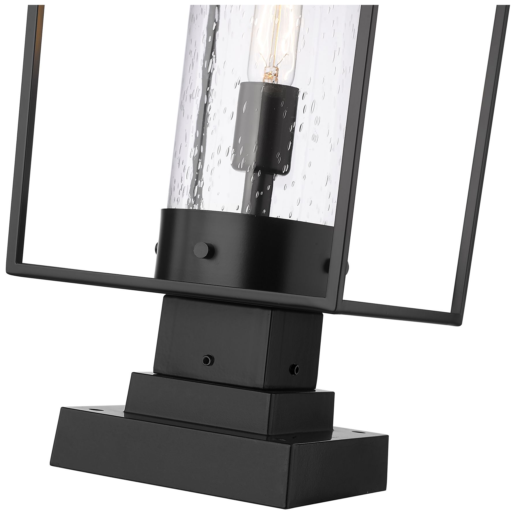 Image 2 Sheridan by Z-Lite Black 24.75 inch 1 Light Outdoor Pier Mounted Fixture more views