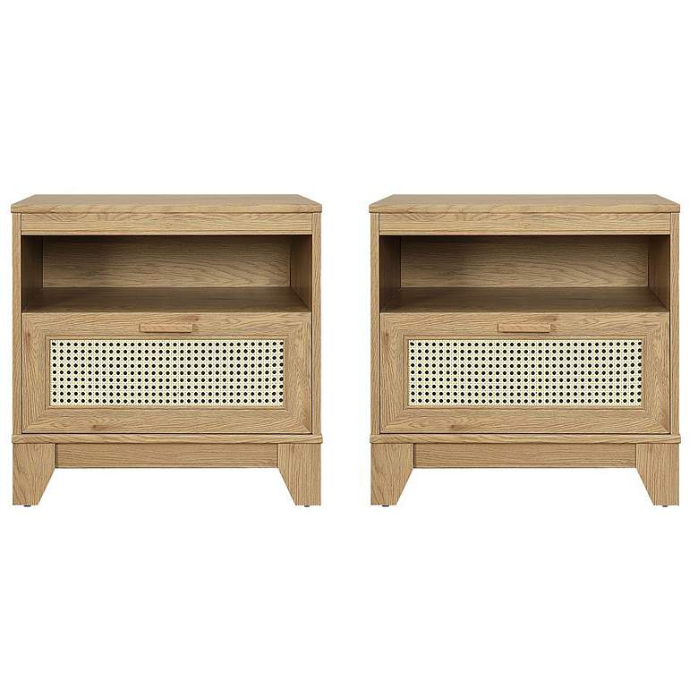 Image 1 Sheridan Nightstand in Nature - Set of 2