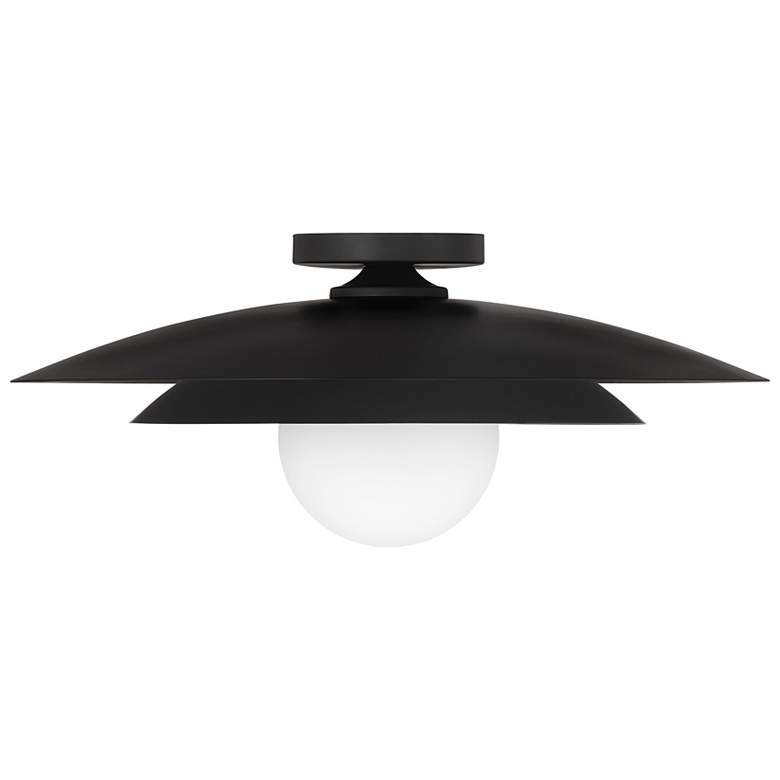 Image 2 Sherrer 1-Light Ceiling Light in Matte Black more views