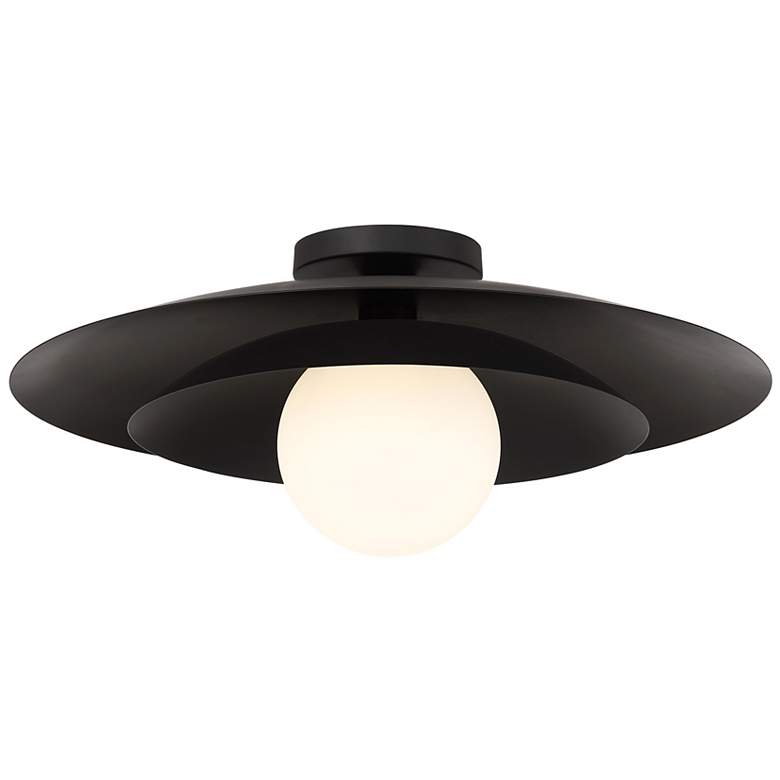 Image 3 Sherrer 1-Light Ceiling Light in Matte Black more views
