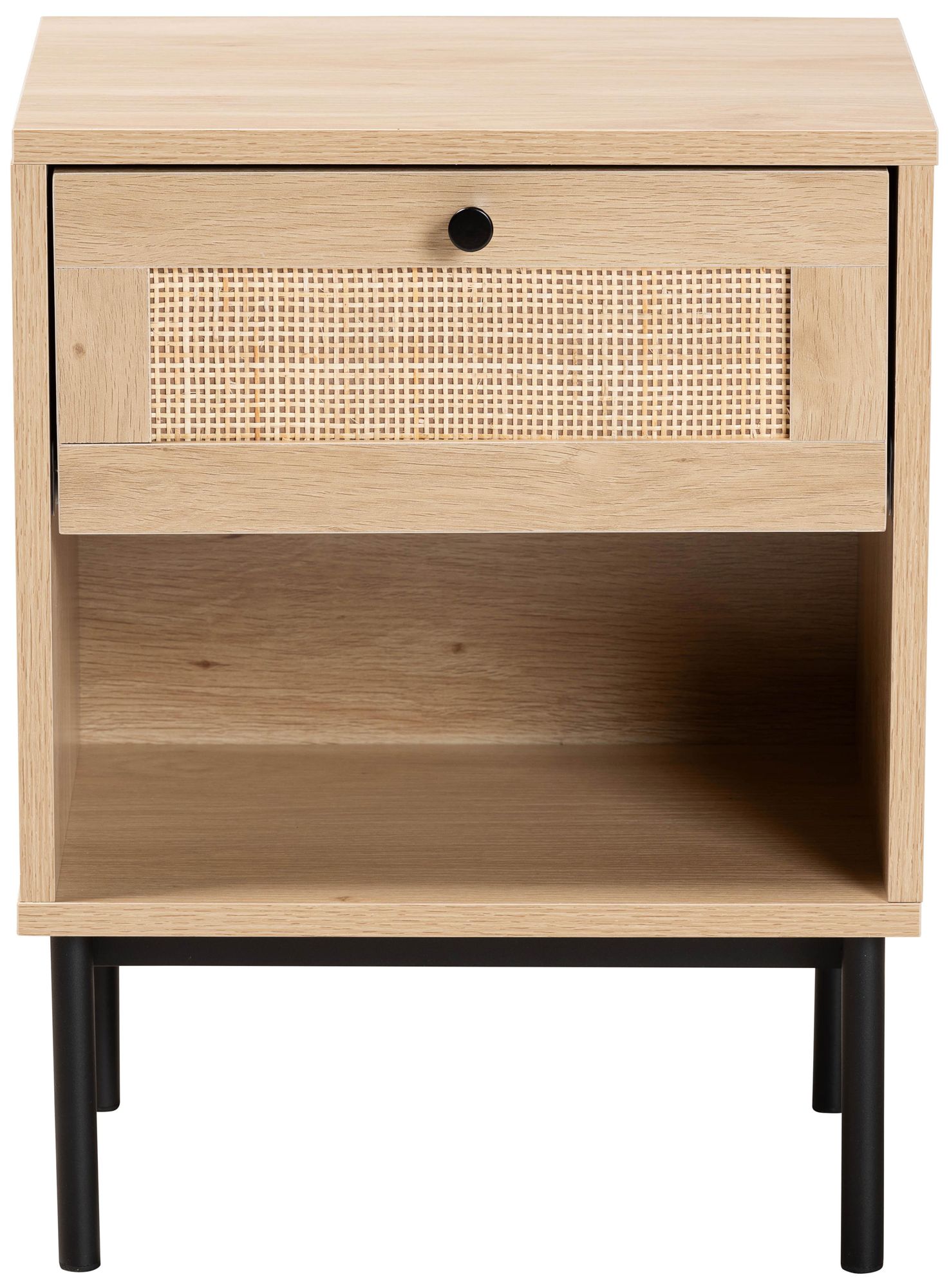 Sherwin 15 3/4" Wide Light Brown 1-Drawer End Table