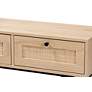 3_Sherwin 31 1/2" Wide Light Brown Wood 2-Drawer Console Table more views