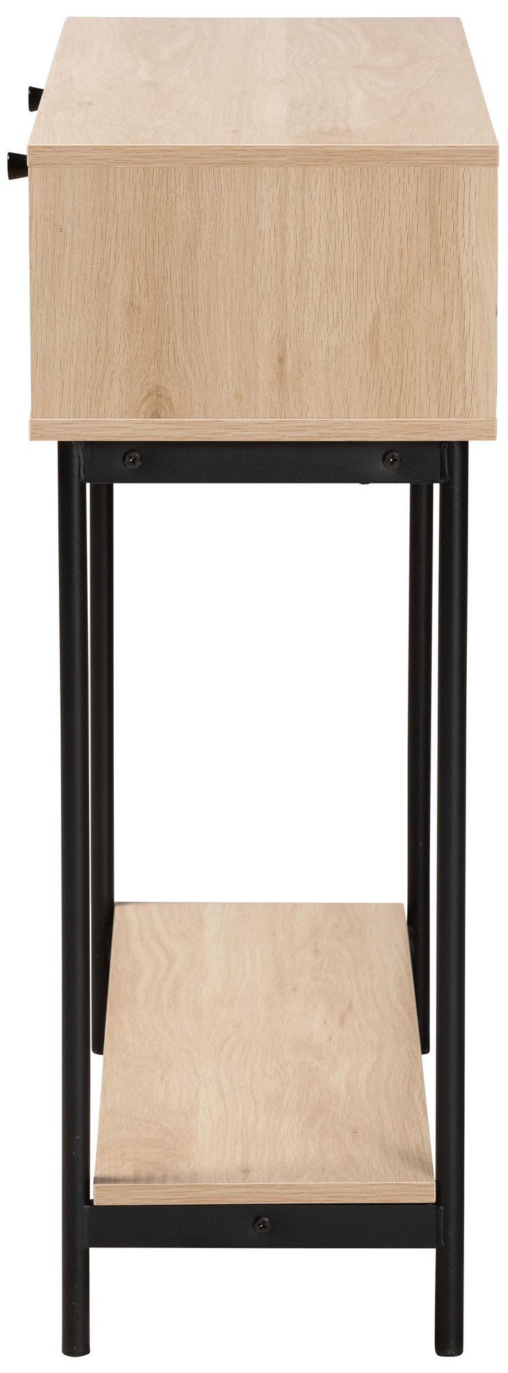 Sherwin 31 1/2" Wide Light Brown Wood 2-Drawer Console Table